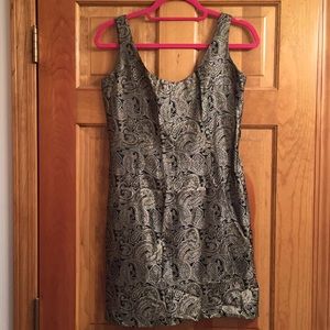 Gold Silver Mini Holiday Dress
